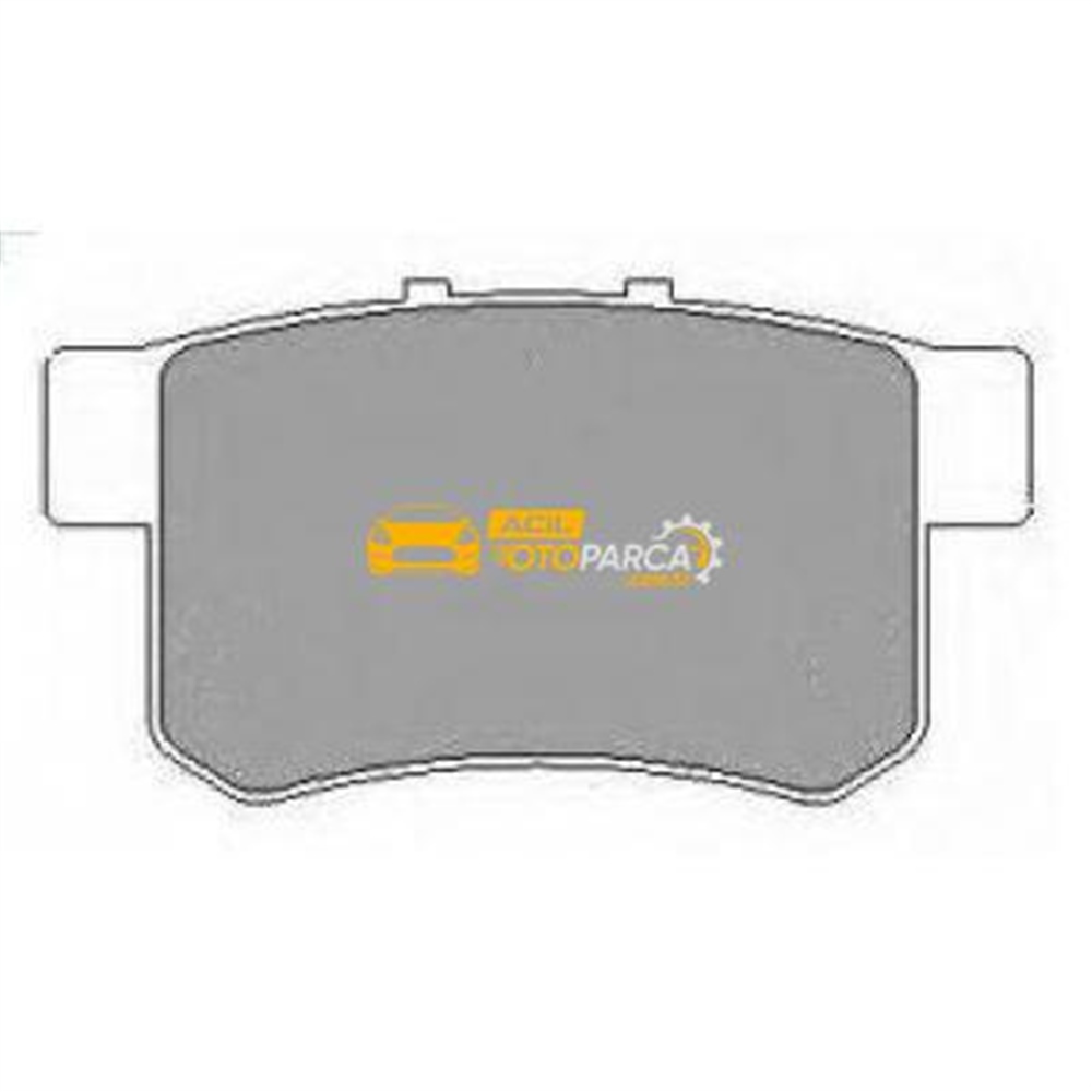 Honda Accord Arka Fren Balatasi Di̇sk Takim 1990-1993