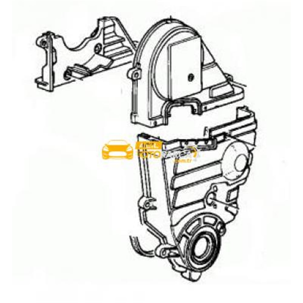 Honda Ci̇vi̇c 1,5Cc Takim Tri̇ger Kapaği 1992-1995