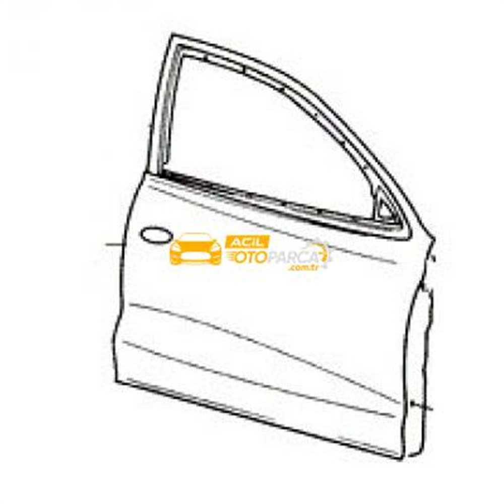Hyundai Elentra Kapi Ön Sağ 1998-2000