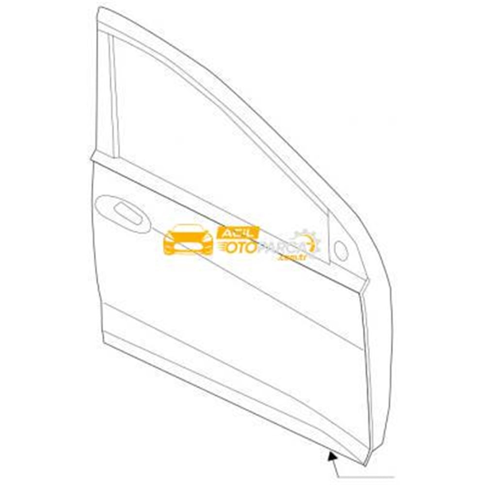 Hyundai Elentra Kapi Ön Sağ 2011