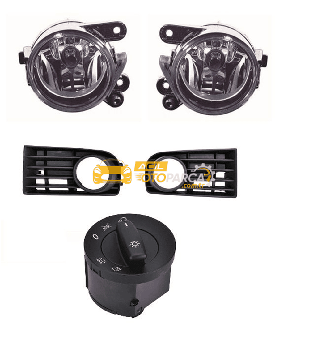 İTHAL Volkswagen Golf 5 2004 - 2008 Model Arası Sis Far Takımı