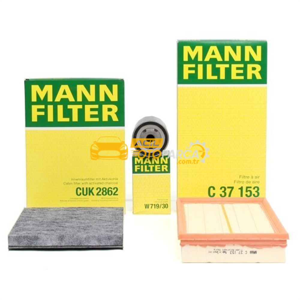 MANN Audi A3 1997 - 2003 1.6 AKL - AEH Periyodik Filtre Bakım Seti Mann Marka