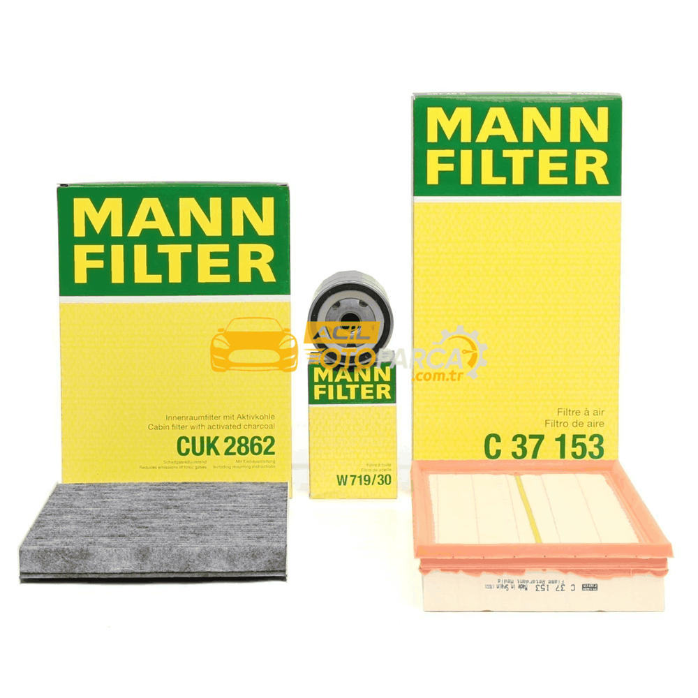 MANN Volkswagen Bora 1.6 (AKL-BFQ) Bakım Filtre Seti Mann Marka