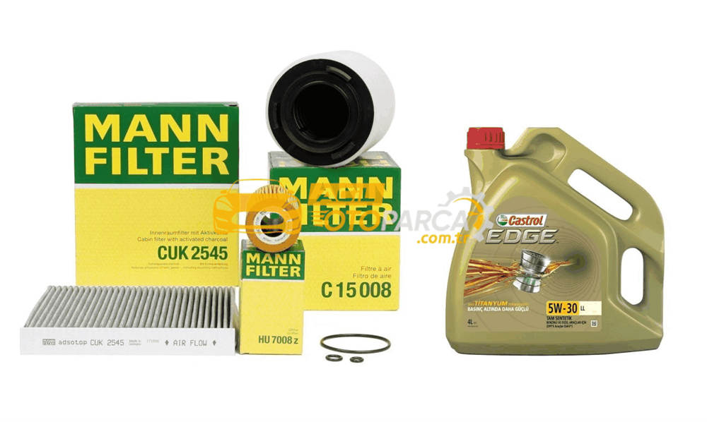 MANN Volkswagen Polo 1.6 TDI Periyodik Bakım Seti Mann Castrol Motor Yağlı