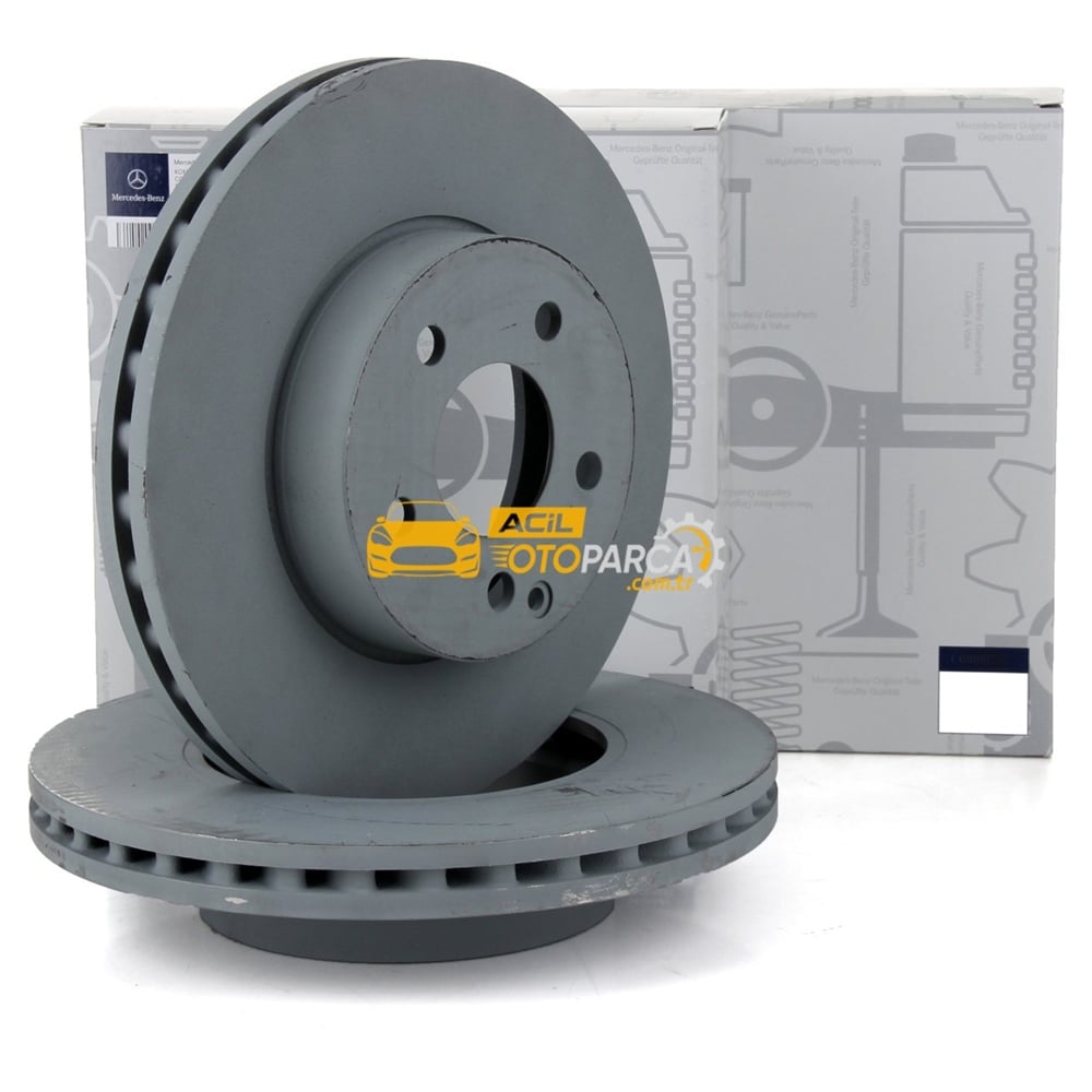 Mercedes Benz C Serisi W204 C180 Ön Fren Disk Takımı Orijinal (0004211912, 2044210012)
