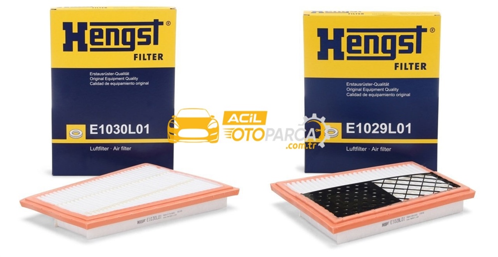 Mercedes Benz E Serisi W211 E320 CDI Hava Filtresi (Çiftli) Hengst Marka (E1029L01 / E1030L01)
