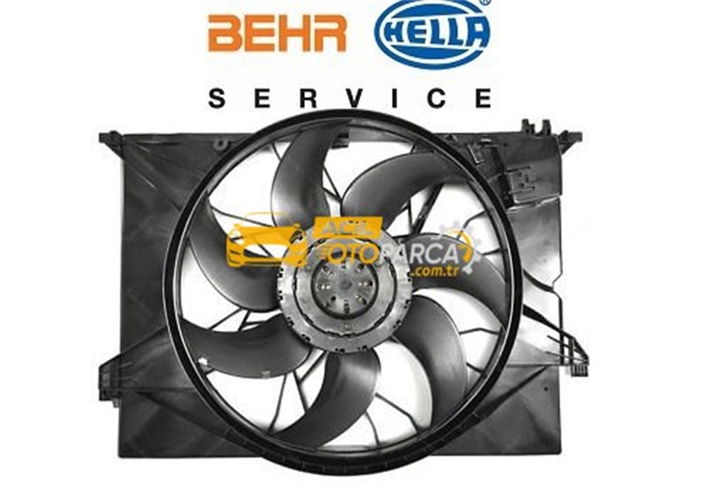 Mercedes Benz S Serisi W221 Kasa Fan Motoru Komple Behr Marka (BEH.8EW376791681, 2215001193)