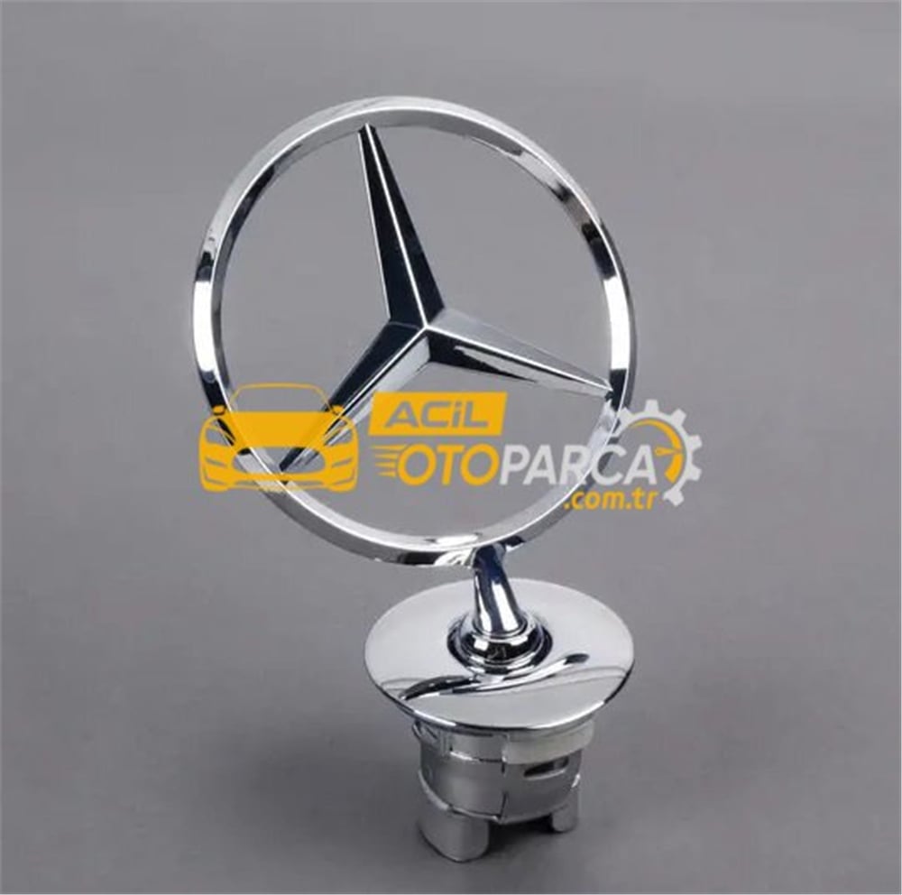 Mercedes Benz S Serisi W221 Ön Kaput Yıldızı Komple (Arma) Orjinal (A2218800086, W221)