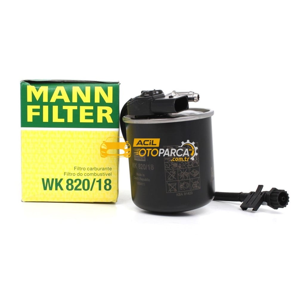 Mercedes Benz Vito W639 Kasa Euro 5 Motor Mazot Filtrresi (Sensörlü) Mann Marka (MAN.WK82018, 6510902952)