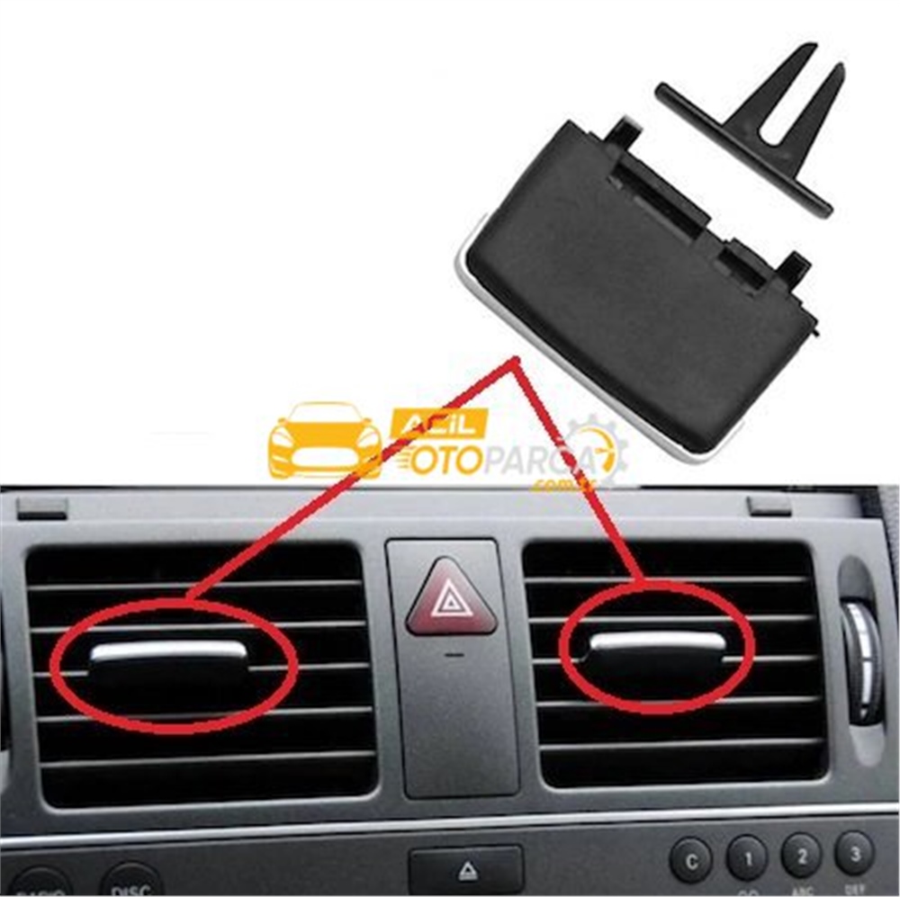 Mercedes C Serisi W204 Kasa Orta Kalorifer Havalandırma Izgara Haraket Klipsi
