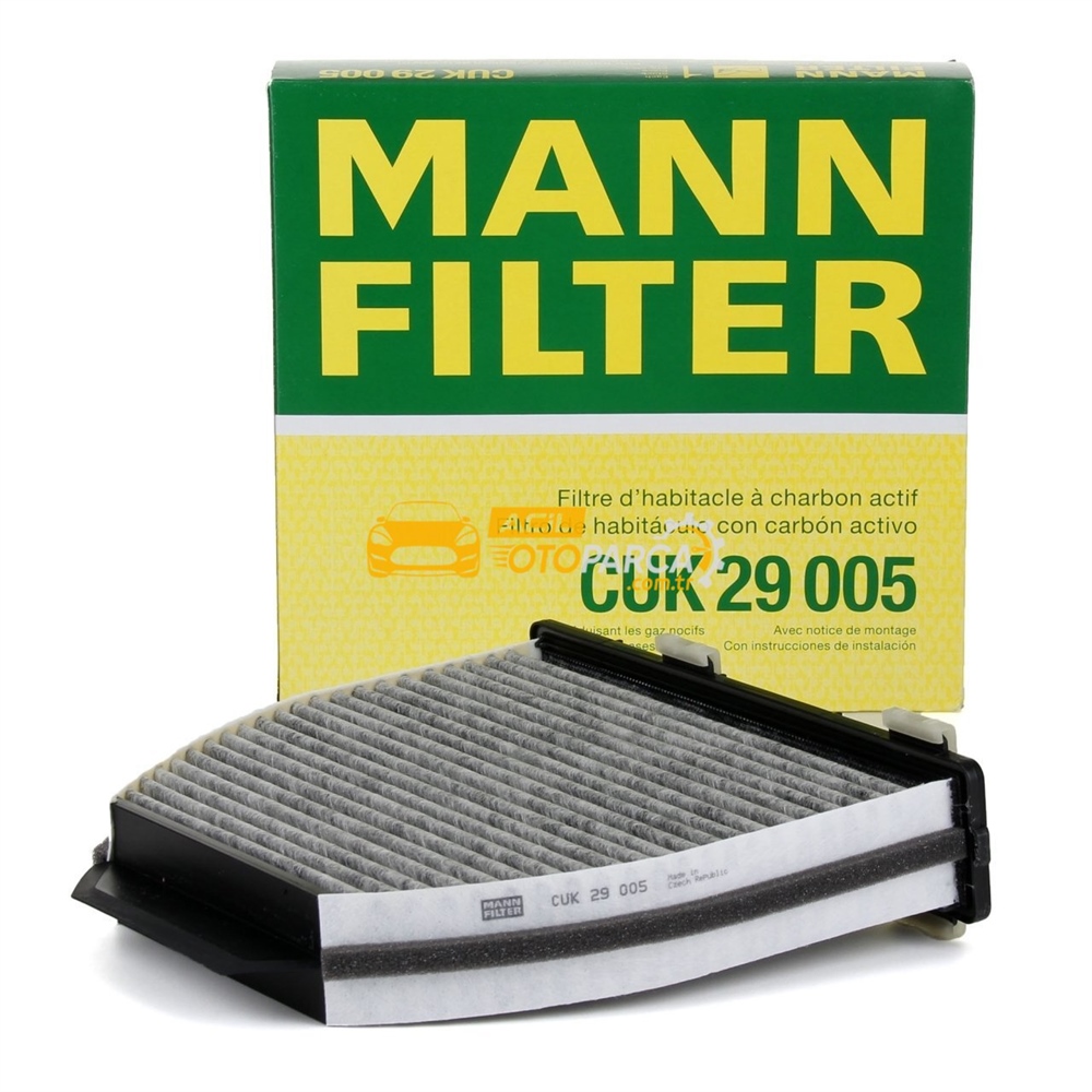 Mercedes CLS Serisi C218 Kasa Karbonlu Polen Filtresi Mann Marka (MAN.CUK29005, 2128300318)