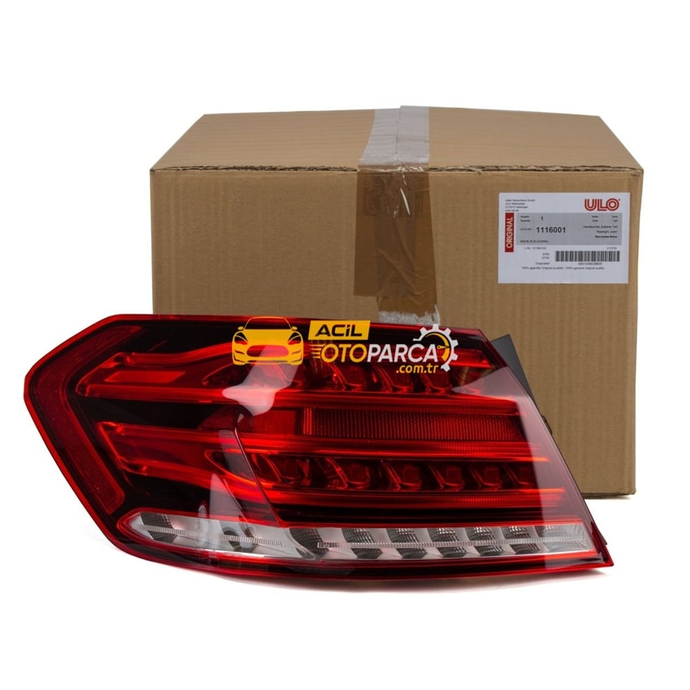 Mercedes E Serisi W212 Kasa Avantgarde Sol Arka Dış Stop Lambası LED Ulo Marka