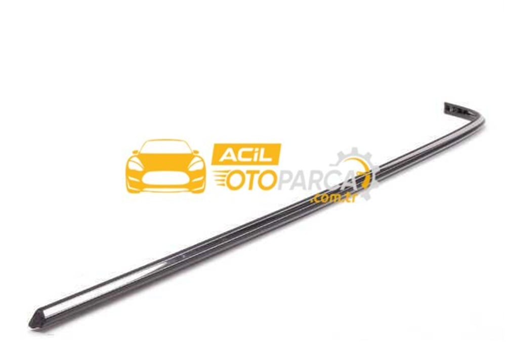 Mercedes W123 Kasa Sol Arka Çamurluk Üst Çıtası (Nikelajlı) Yerli