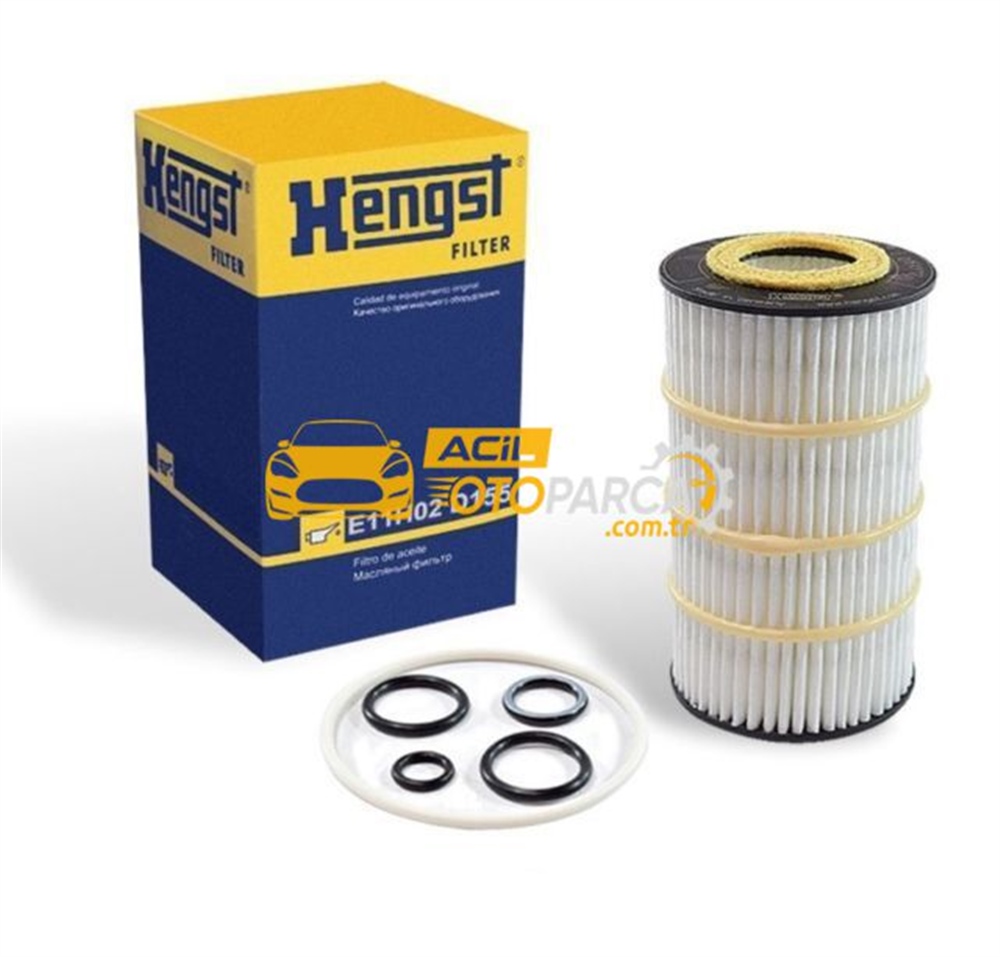 Mercedes W210 Kasa E240 112 Motor Yağ Filtresi Hengst Marka (0001802609 / E11H02D155)