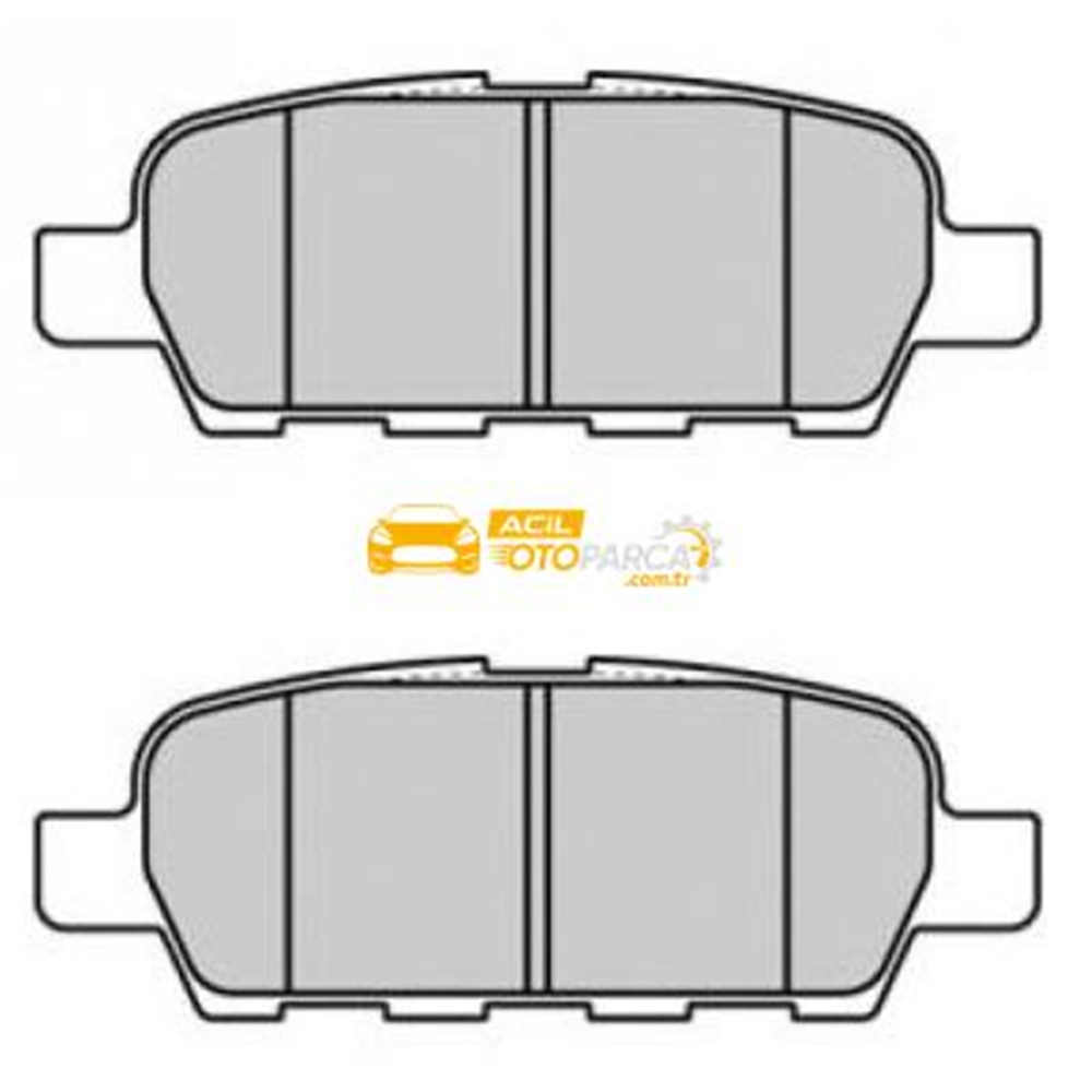 Nissan Qashqai Arka Fren Balatasi Di̇sk Takim 2007-2013