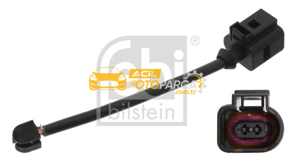 Porsche FEBI BILSTEIN 34498 | Fren Balatası Asıntı Kablosu Arka Sağ Sol Touareg (135mm) 11 -