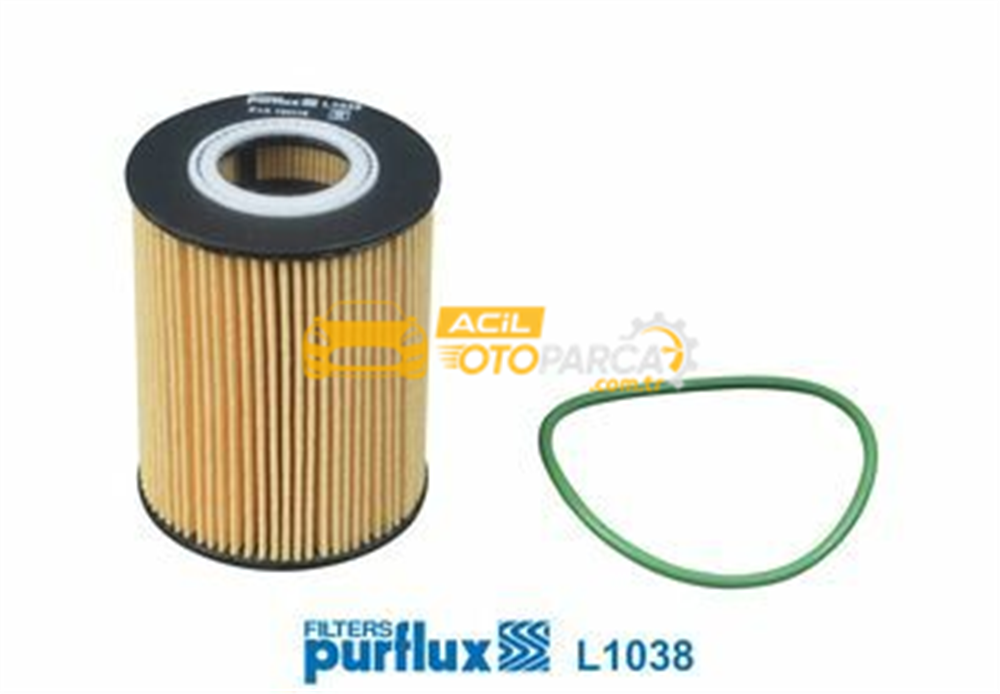Porsche PURFLUX L1038 | Yağ Filtresi 09-13 911-Cayenne-Panamera 3.6-3.8-4.8