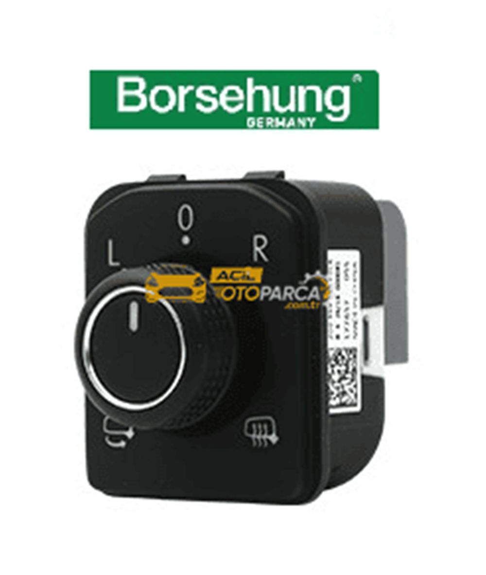 Volkswagen BORSEHUNG B1887004 | Volkswagen Polo 2018 Sonrası Ayna Kumanda Düğmesi Katlanır Tip