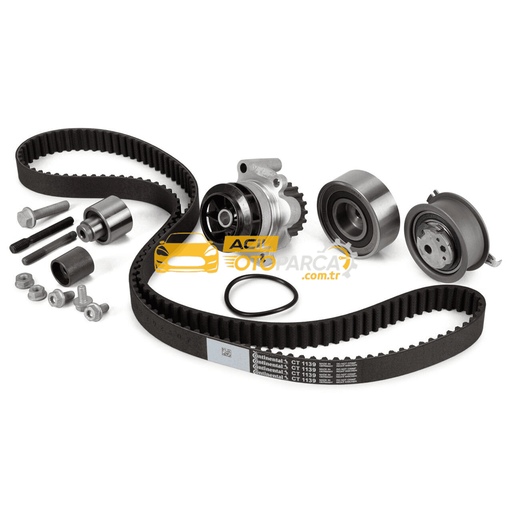 Volkswagen CONTINENTAL CTAM CT1139WP6 | VW Golf Polo Passat T5 Crafter A3 1.2-1.6-2.0 TDI Triger Seti + Devirdaim 03L198119c