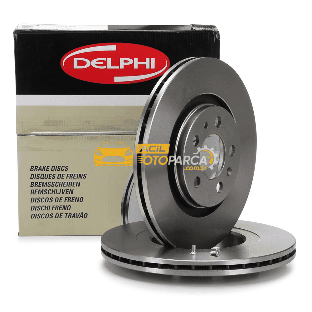 Volkswagen DELPHI BG3036 | Volkswagen Bora 15-16 İnç Ön Fren Disk Takımı