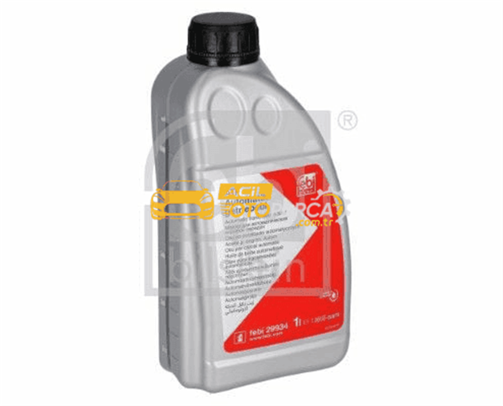 Volkswagen FEBI BILSTEIN 29934 | Şanzuman Yağı 1 Lt Vag (Ot.Şanz) Kırmızı Dexııı | 12 Adet