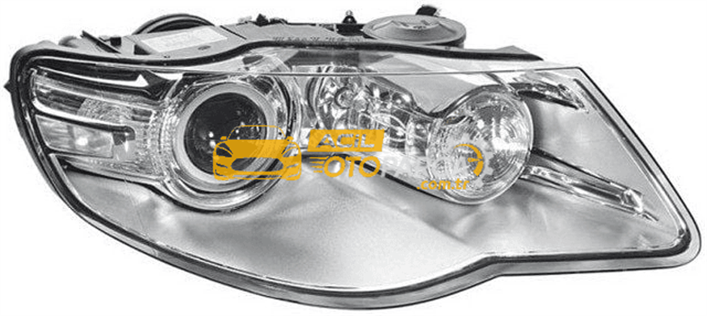 Volkswagen HELLA 1ZS009452-141 | Volkswagen Touareg 2007-2010 Model Arası Sağ Far