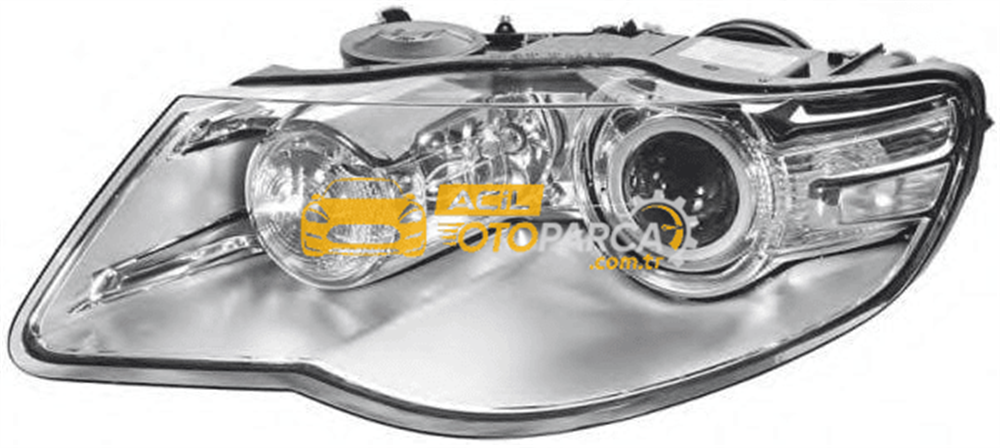Volkswagen HELLA 1ZS009452131 | Volkswagen Touareg 2007-2010 Model Arası Sol Far