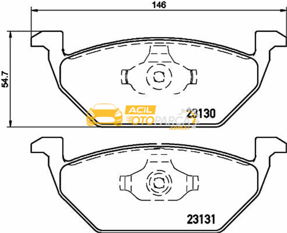 Volkswagen HELLA PAGİD 8DB355008-591 | Fren Balatası Audi, Seat, Skoda, VW A1 (8X1, 8Xk) , A1 Sportback (8Xa, 8Xf) , A3 (8L1) , Arona (Kj7) , B