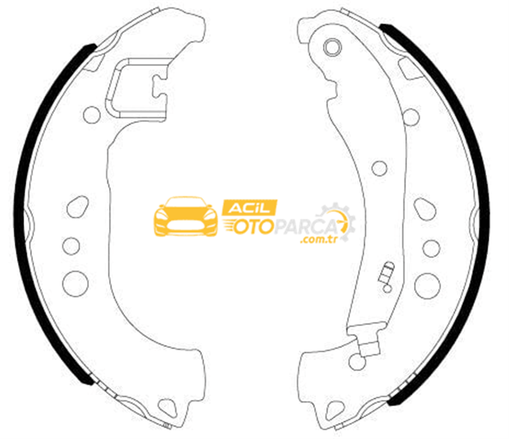 Volkswagen HELLA PAGİD 8DB355022-911 | Kampana Balata Seat, VW Arona (Kj7) , Ibiza V (Kj1) , Polo (Aw1, Bz1)