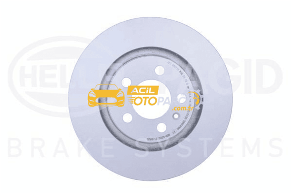 Volkswagen HELLA PAGID 8DD355105-381 | Fren Diski Audi, Seat, Skoda, VW A3 (8L1) , Bora, Bora (1J2) , Bora Gp Saloon, Bora Hs Hatchback, Bora | 2 Adet