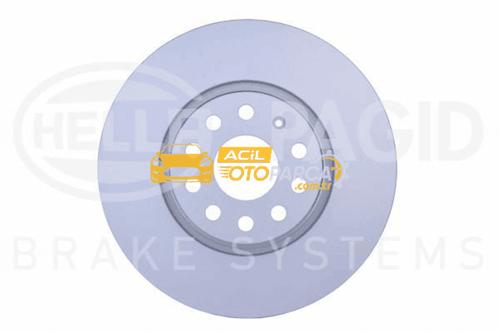 Volkswagen HELLA PAGID 8DD355109-521 | Fren Diski Audi, Seat, Skoda, VW A1 (8X1, 8Xk) , A1 Sportback (8Xa, 8Xf) , A3 (85S, 85M) , A3 (8P1) , A3 | 2 Adet