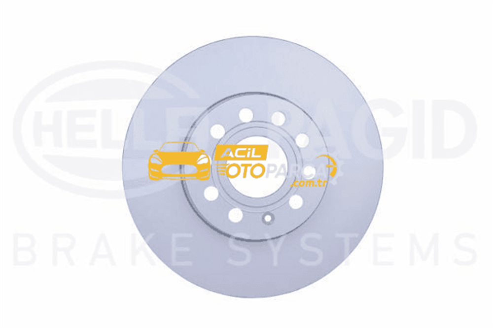 Volkswagen HELLA PAGID 8DD355109-581 | Fren Diski Audi, Seat, Skoda, VW A3 (85S, 85M) , A3 (8P1) , A3 (8V1, 8Vk) , A3 Convertible (8P7) , A3 Co | 2 Adet