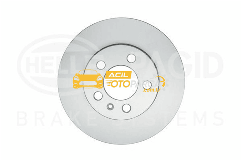 Volkswagen HELLA PAGID 8DD355132-091 | Ön Fren Diski-256×22 5×100 (VW Polo 18- Audi A1 19- Seat Ibiza 18 -) | 2 Adet