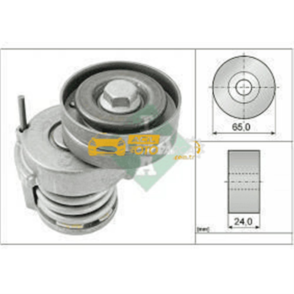 Volkswagen INA 534006510 | Volkswagen Passat 2010-2014 1.4TSI CAX Şarz Gergisi
