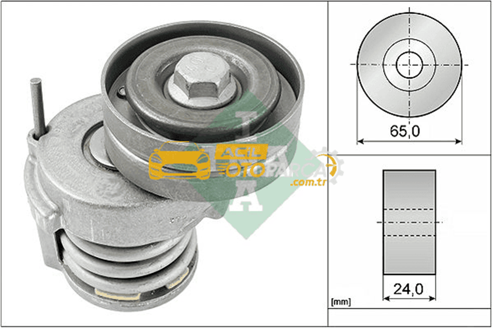 Volkswagen INA 534006510 | Volkswagen Tiguan 2012-2018 1.4 TSI CAXA Şarz Gergisi