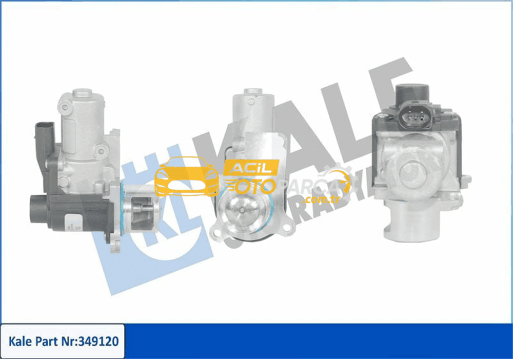 Volkswagen KALE 349120 | EGR Valfi 04-Caddy-Passat-Golf.V-Oct-A3 1.9-2.0Tdi