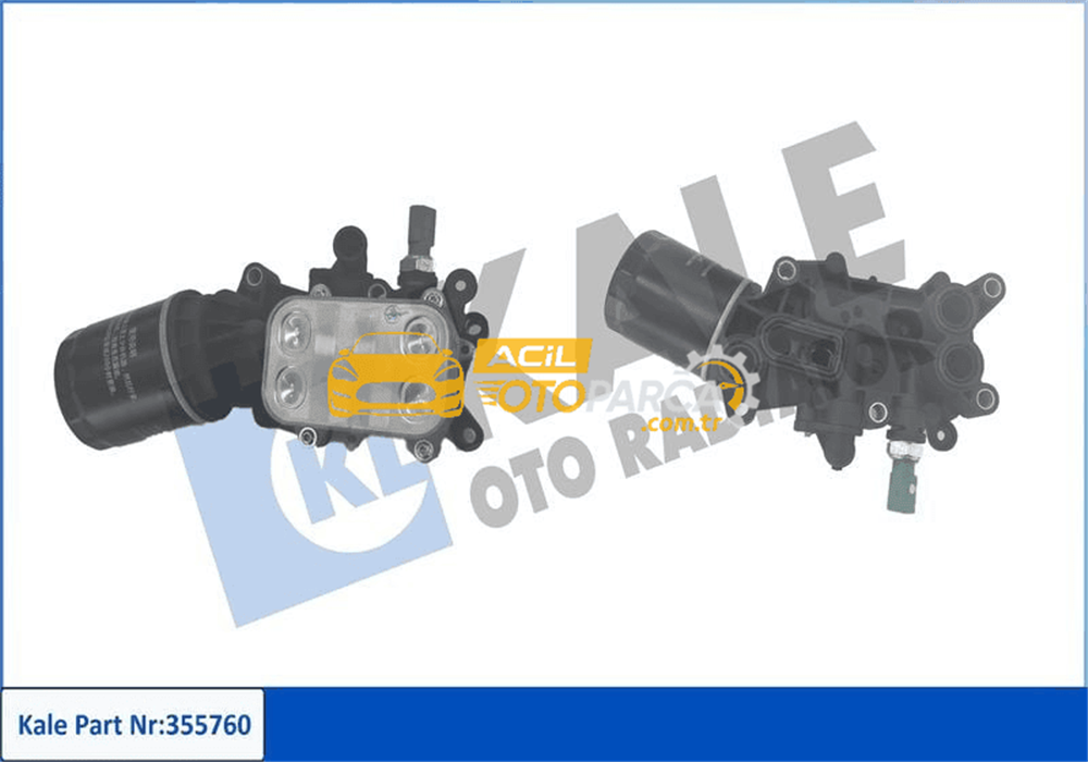Volkswagen KALE 355760 | Yağ Soğutucu 14-Polo-A1-Ibiza-Fabia 1.4Tdi
