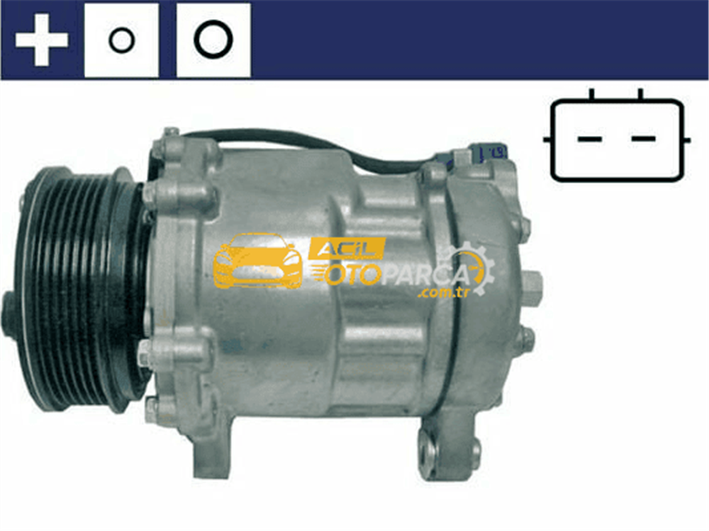 Volkswagen MAHLE ACP61000S | Klima Kompresörü 00-02 Polo 1.4 16V 1.4Tdi