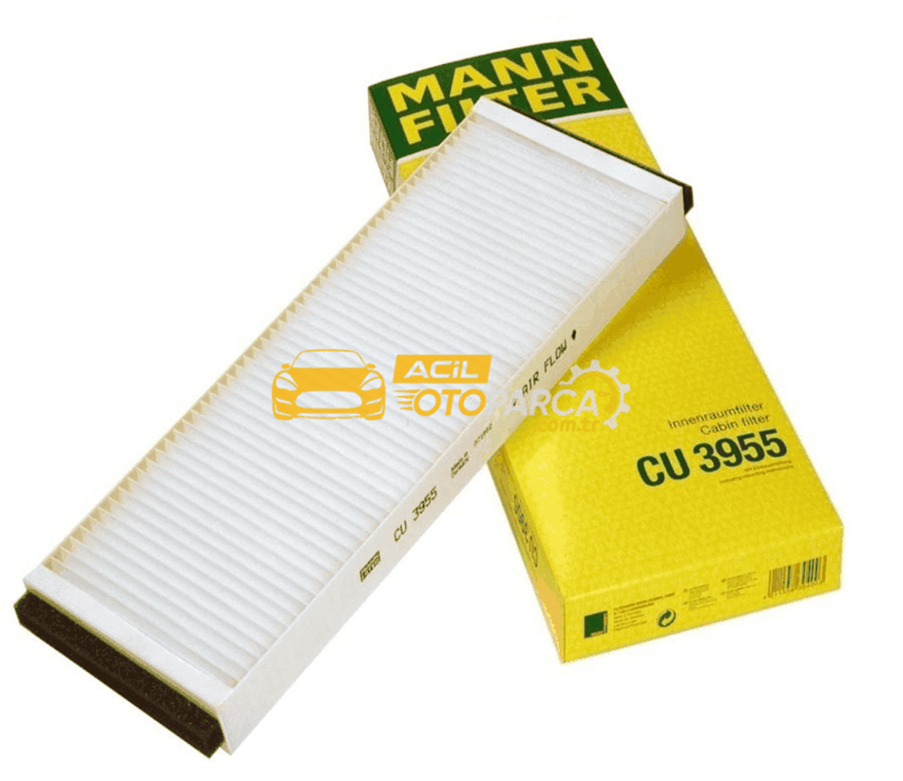 Volkswagen MANN CU3955 | Audi A4 1994-2001 Model Arası Polen Filtresi (CU3955 , A419942001)