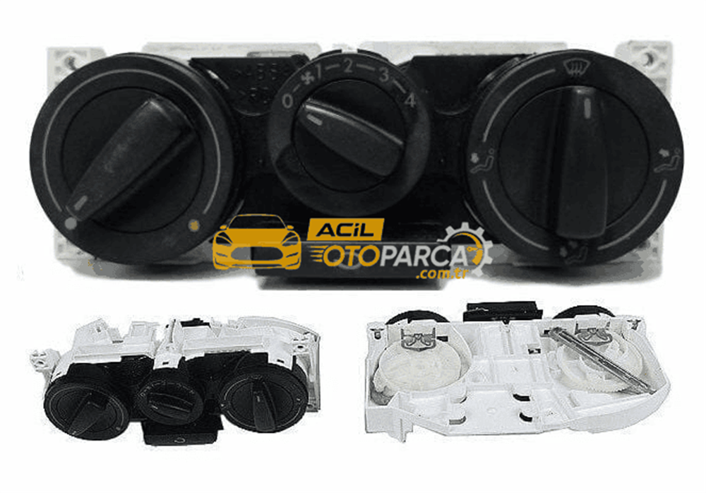 Volkswagen OEM / ORJİNAL 1J020045F | Volkswagen Golf 4 1998-2004 Model Klimasız Kalorifer Kumanda Paneli