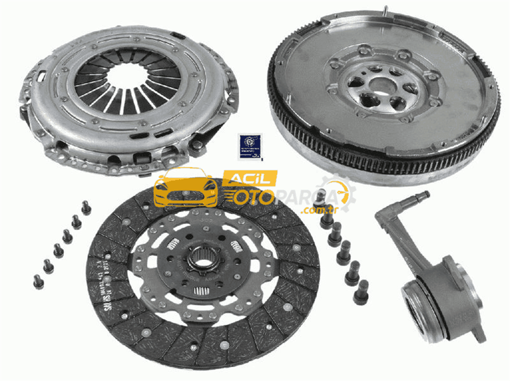 Volkswagen SACHS 2290601009 | Volan + Debriyaj + Rulman 04-Golf.V-Jetta-Passat-Caddy-Touran 2.0Tdi