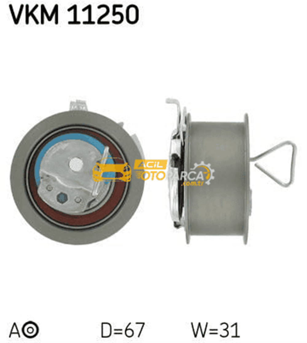 Volkswagen SKF VKM11250 | Eksantrik Gergisi 05-Caddy-Golf.5-Psst 1.9Tdi 67X31 *A.G.Z**
