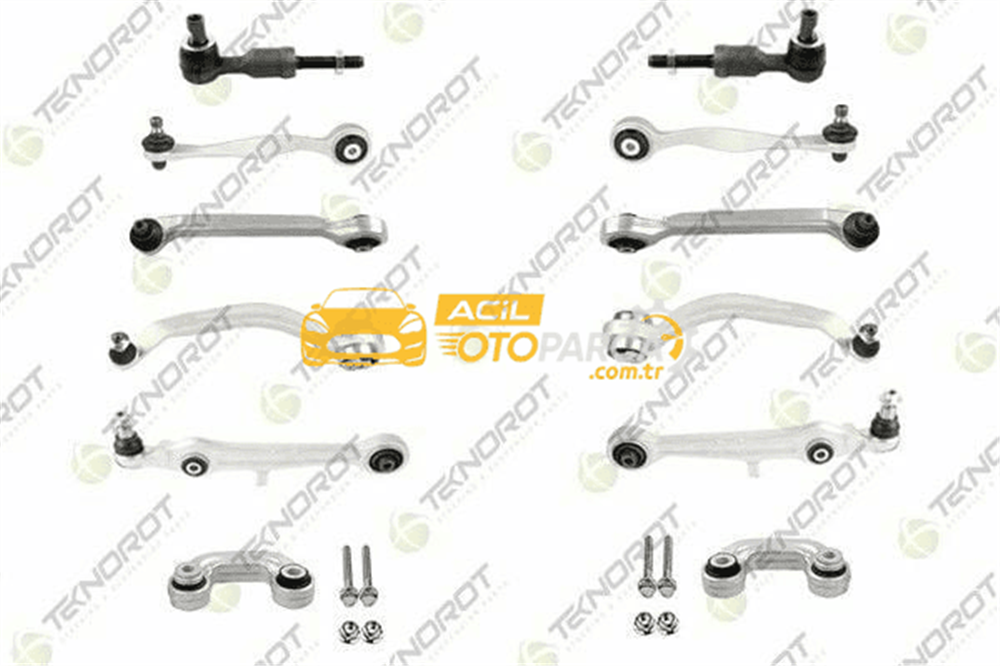 Volkswagen TEKNOROT A-555 | Ön Alt Takım Kit (Civata Ve Somun) A4 A6 Passat 96-05 Ahl Anb Aeb Adr Ahh Afn Aml Arg Akn Kalın Tip