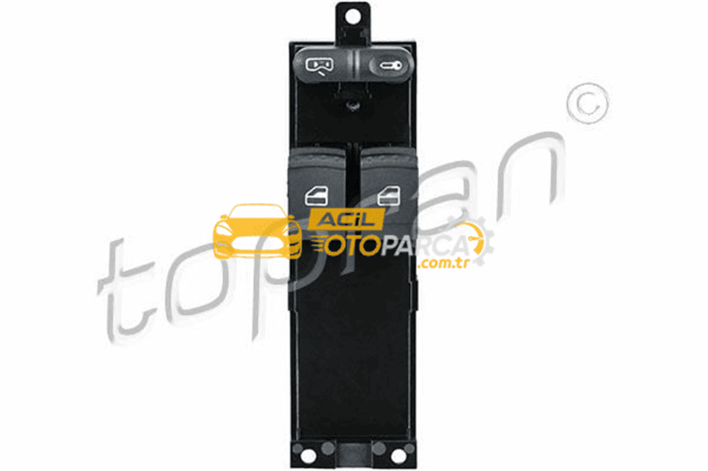 Volkswagen TOPRAN 115117 | Sol Ön Cam Düğmesi-İkili (VW Golf 98-06 Passat 97-05 Seat Leon 00-06)
