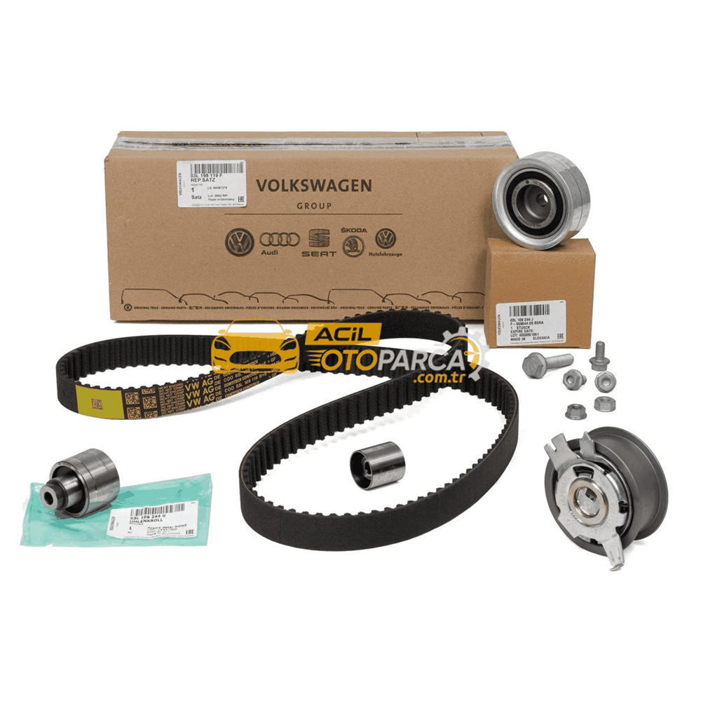 Volkswagen VAG / ORJINAL 03L198119F | Volkswagen Polo 2010-2017 Model Arası 1.2 TDI Triger Seti Orijinal