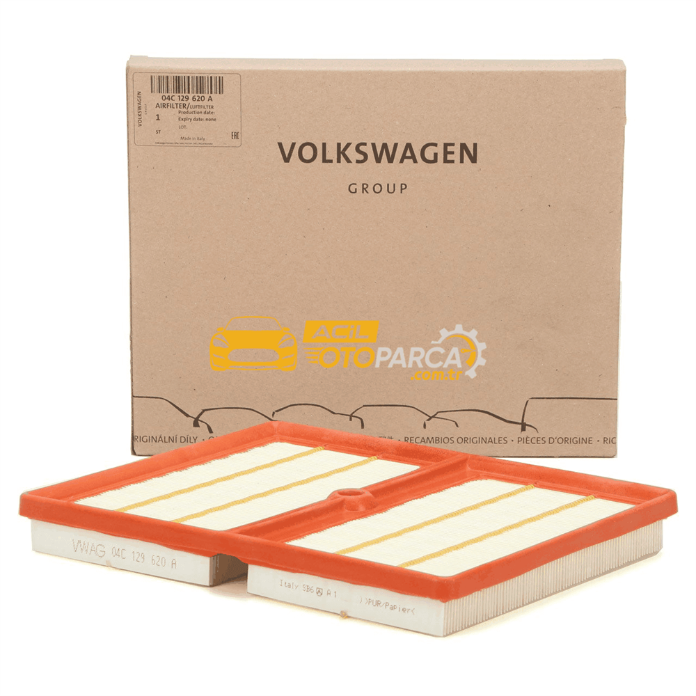 Volkswagen VAG / ORJINAL 04C129620A | Volkswagen Polo 2017 Model Sonrası 1.0 TSI Hava Filtresi Orjinal