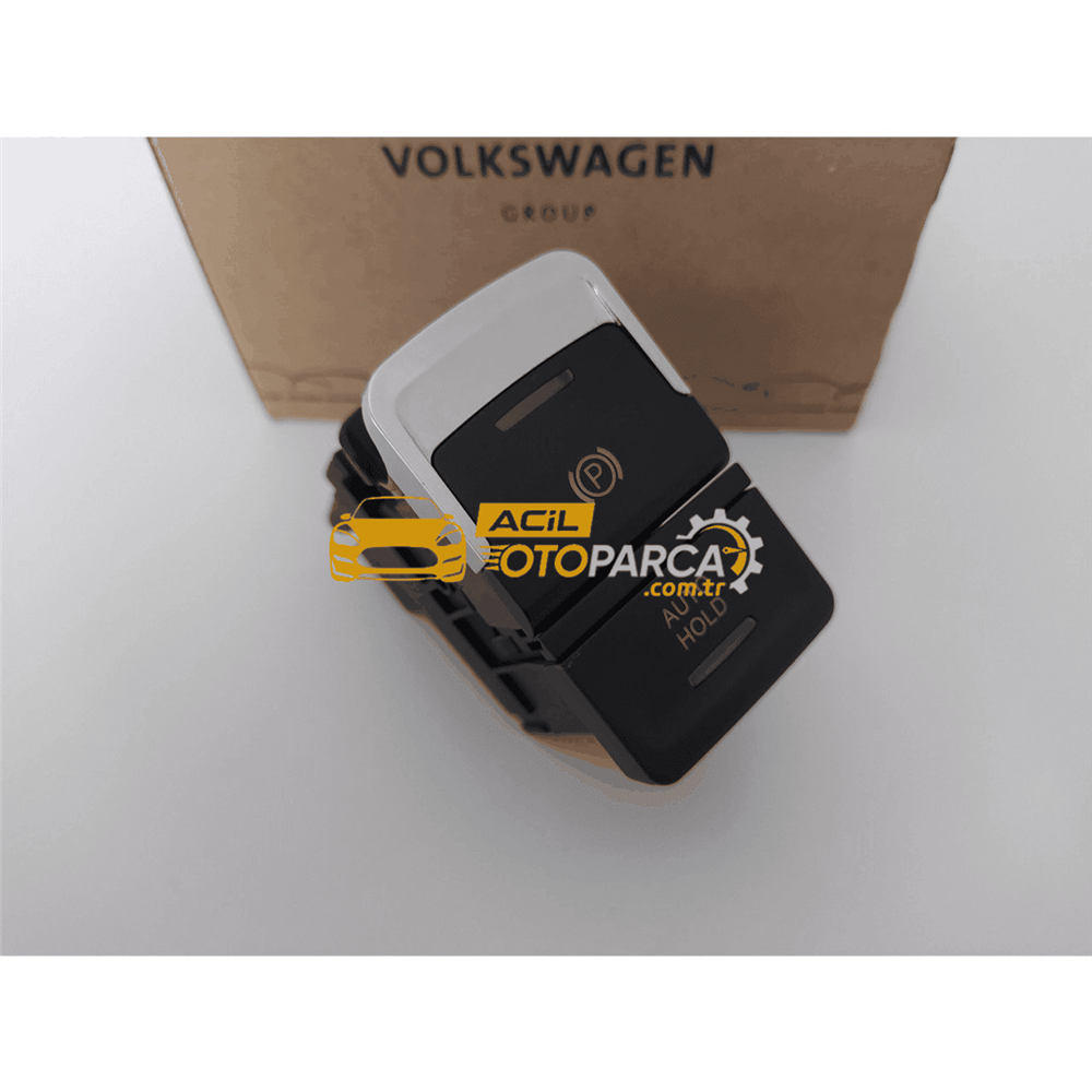 Volkswagen VAG / ORJINAL 5G0927225DWZU | Volkswagen Golf 7 2013 Sonrası El Fren Düğmesi Orijinal