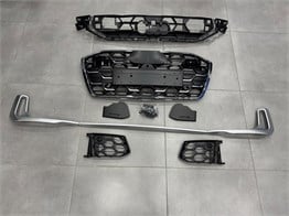 A6 ÖN TAMPON AERO KİT S-LİNE İÇİN (19-23 TO 24-ON UPGRADE KROM/SİYAH PANJURLU)