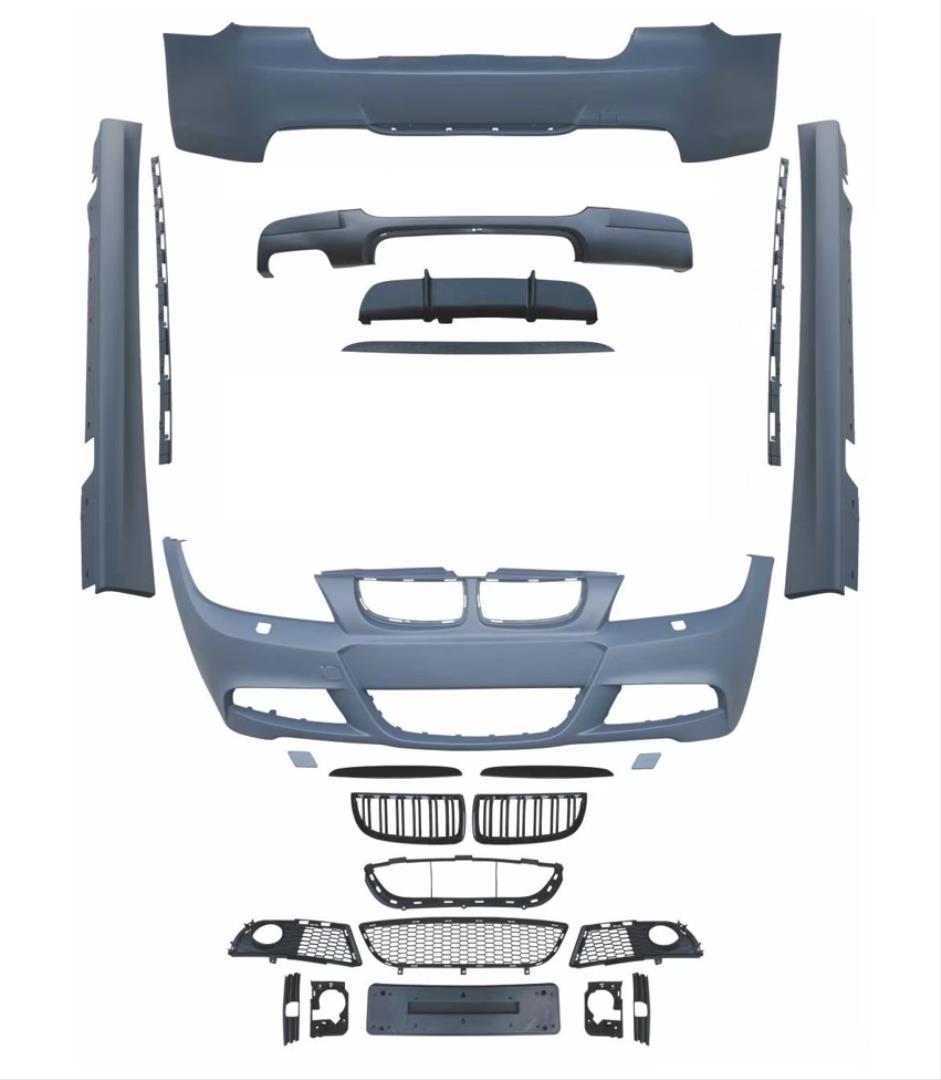 3 SERISI E90 2007-2011 İÇİN UYUMLU LCI M-TECH BODY KIT   (ÖN-ARKA-YAN-PANJUR) 