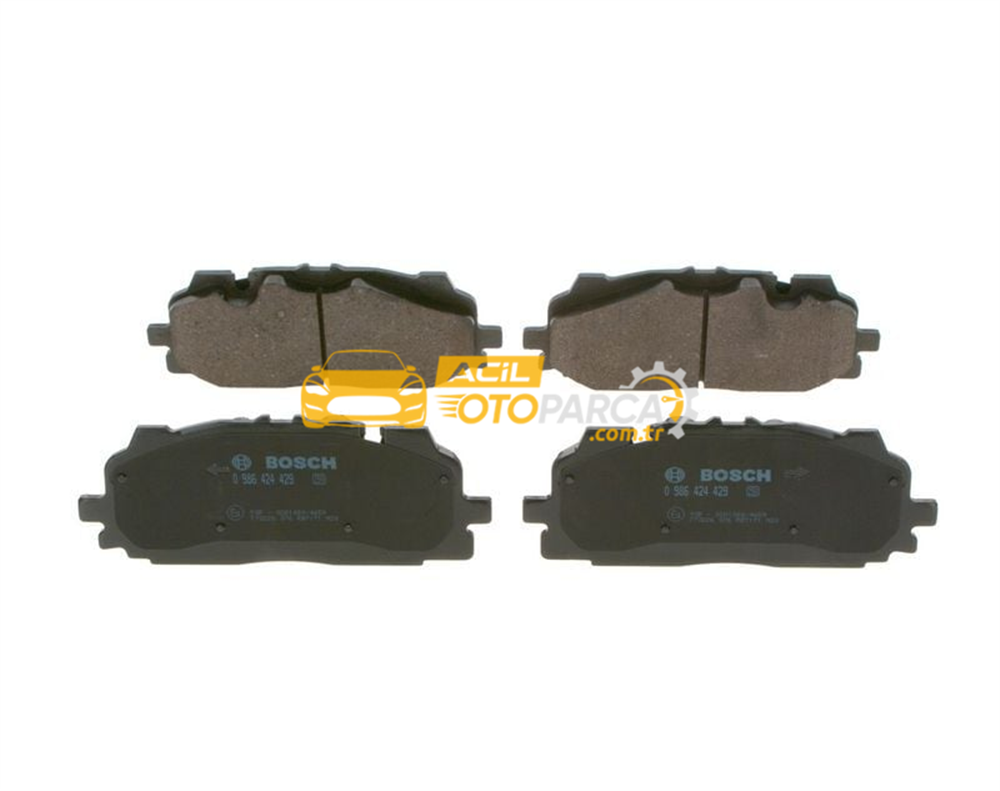 Audi BOSCH 0986424429 | Fren Balata Ön 17-Aı.A4-A5